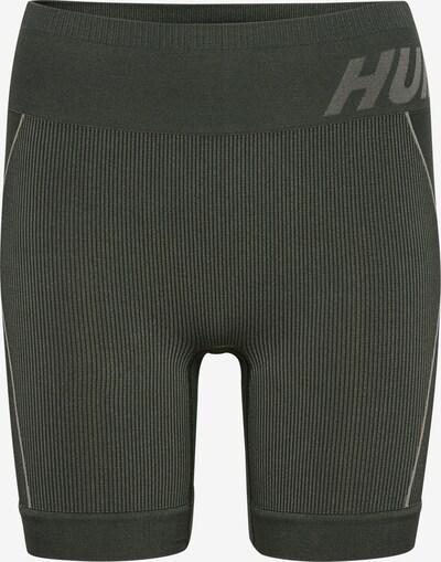 Hummel Sportovní kalhoty 'CHRISTEL' - šedý melír / tmavě zelená, Produkt
