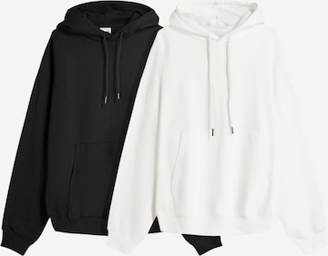 Bershka Sweatshirt in Schwarz: Vorderseite