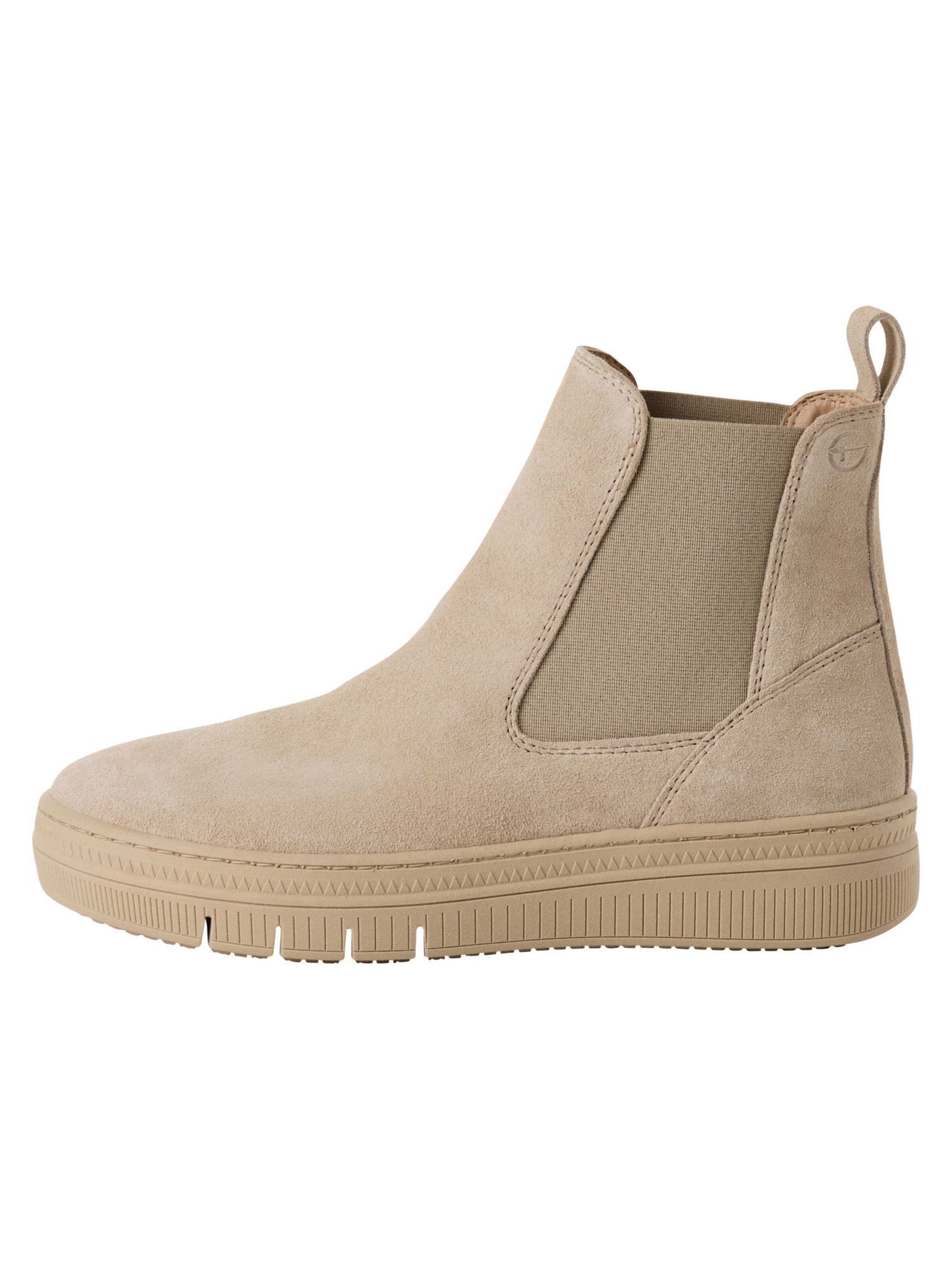 Tamaris Chelsea boots in Beige