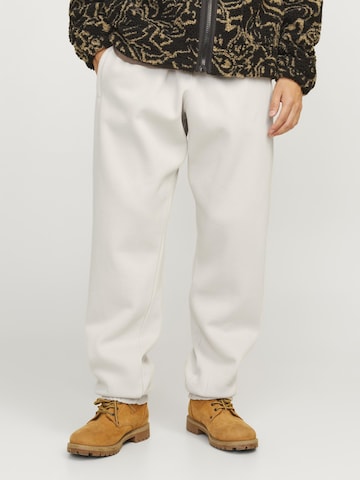 JACK & JONES Tapered Sportsbukser i grå: forside