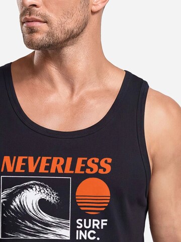 Neverless Shirt 'Surf inc wave' in Orange