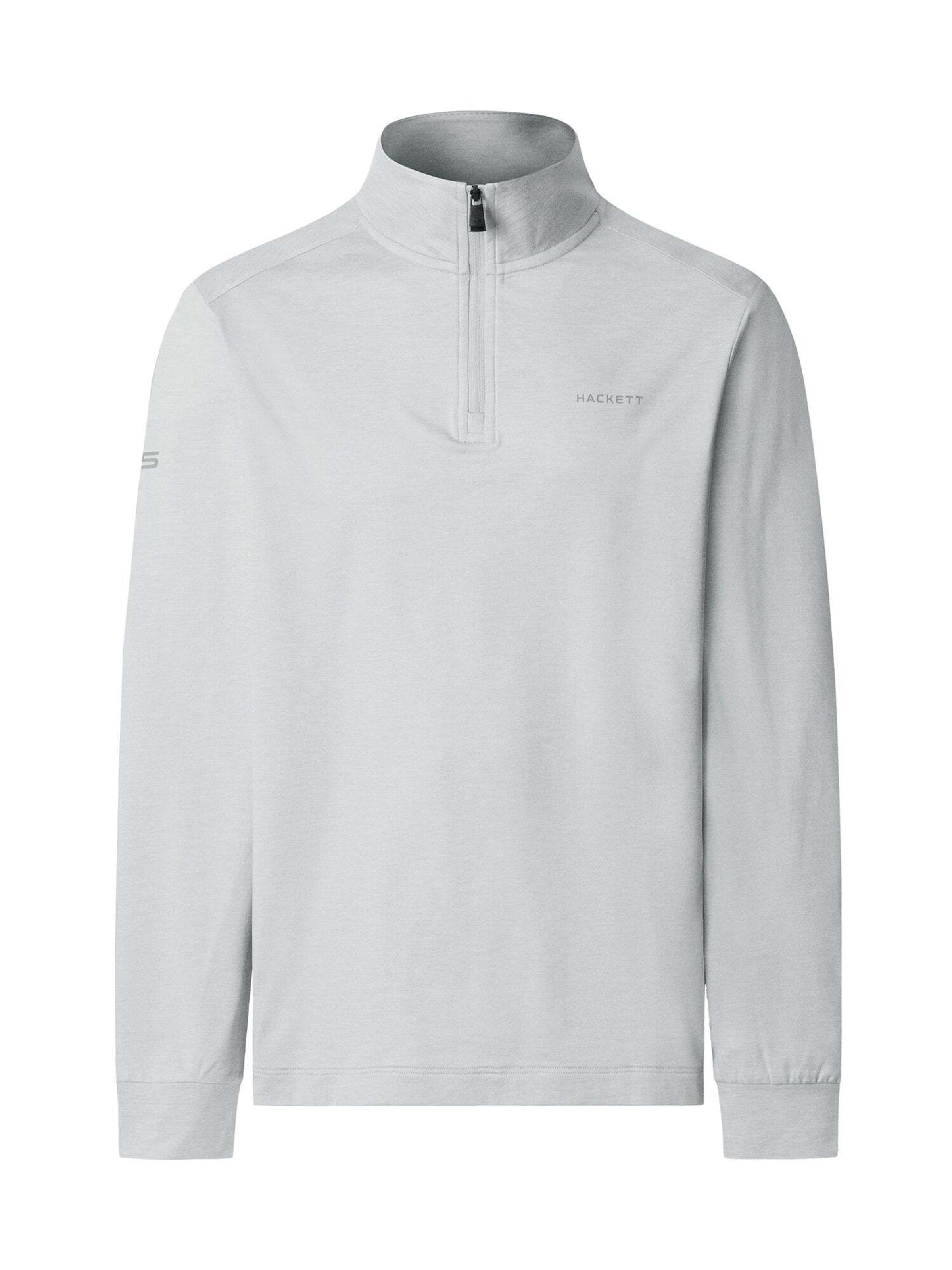 Hackett London Sweatshirt in Grijs: voorkant