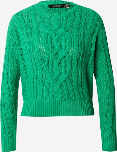 Pullover Lauren Ralph Lauren di colore verde erba, Visualizzazione prodotti