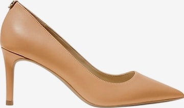 Michael Kors - Zapatos con plataforma en beige: frente