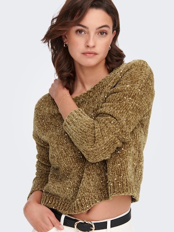 ONLY Sweater 'Nella' in Brown