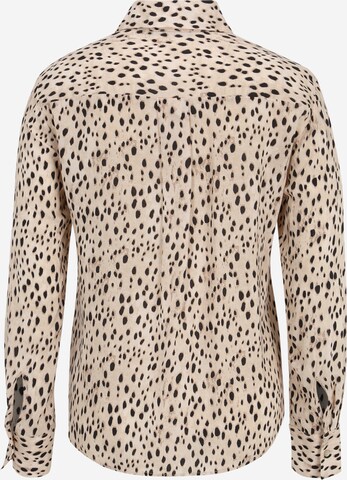 Gina Tricot Petite Blouse 'Hilma' in Bruin