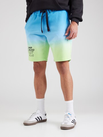 CAMP DAVID Regular Pants in Yellow: front