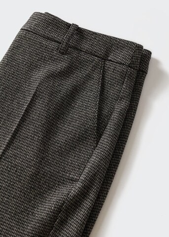 MANGOSlimfit Hlače na crtu 'Warm' - siva boja