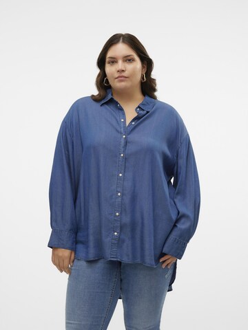 Vero Moda Curve Blouse in Blue: front