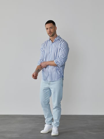 Regular fit Camicia 'Baran' di DAN FOX APPAREL in blu