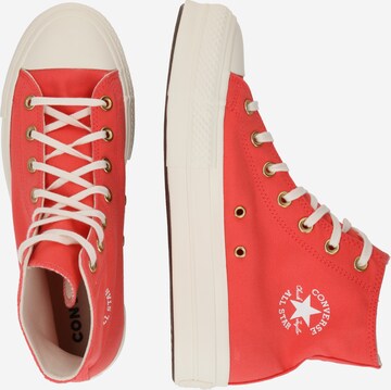 CONVERSE Sneakers hoog 'Chuck Taylor All Star' in Rood
