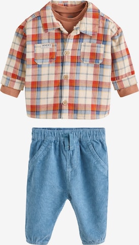 Next Комплект в синьо: отпред