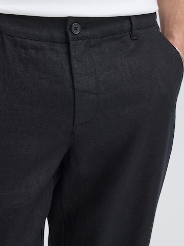 Casual Friday Regular Chino trousers 'CFPandrup' in Black