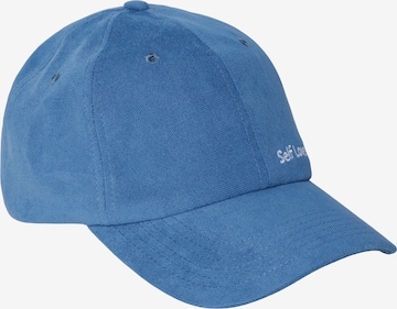 PIECES Cap 'ARMANA' in Blue: front