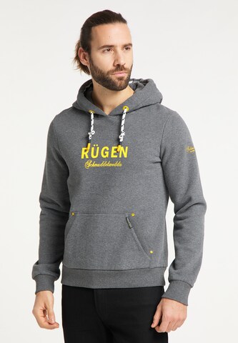 Schmuddelwedda Sweatshirt 'Rügen' in Grey: front