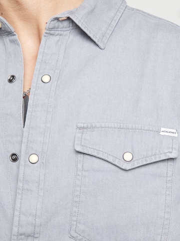 JACK & JONES - Ajuste regular Camisa 'Sheridan' en gris