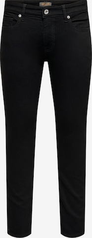 Jeans 'ONSWARP' di Only & Sons in nero: frontale