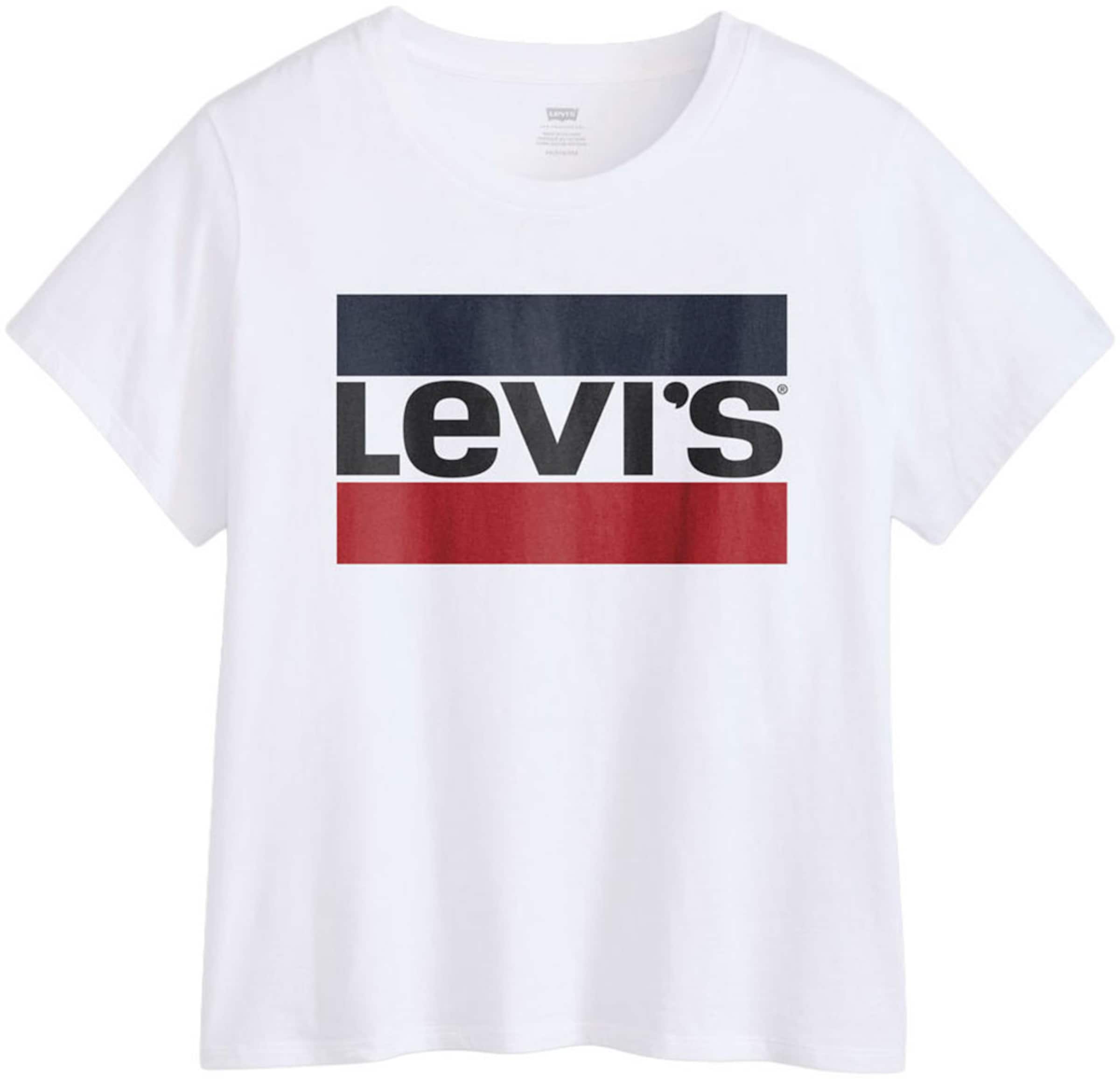 Levi's® Plus T-Shirt in Weiß: Vorderseite