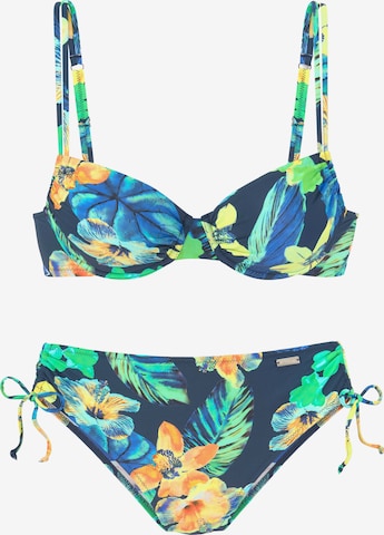 Invisible Bikini LASCANA en bleu : devant
