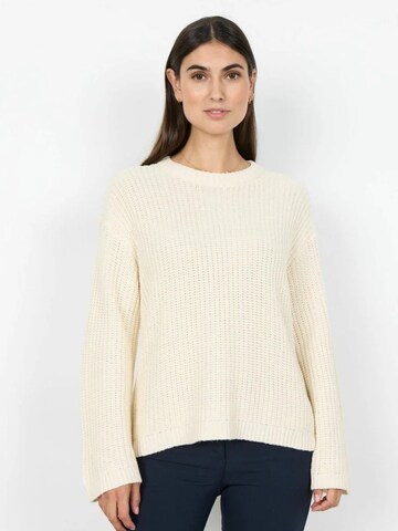 Pullover ' SC-REMONE ' di Soyaconcept in bianco: frontale