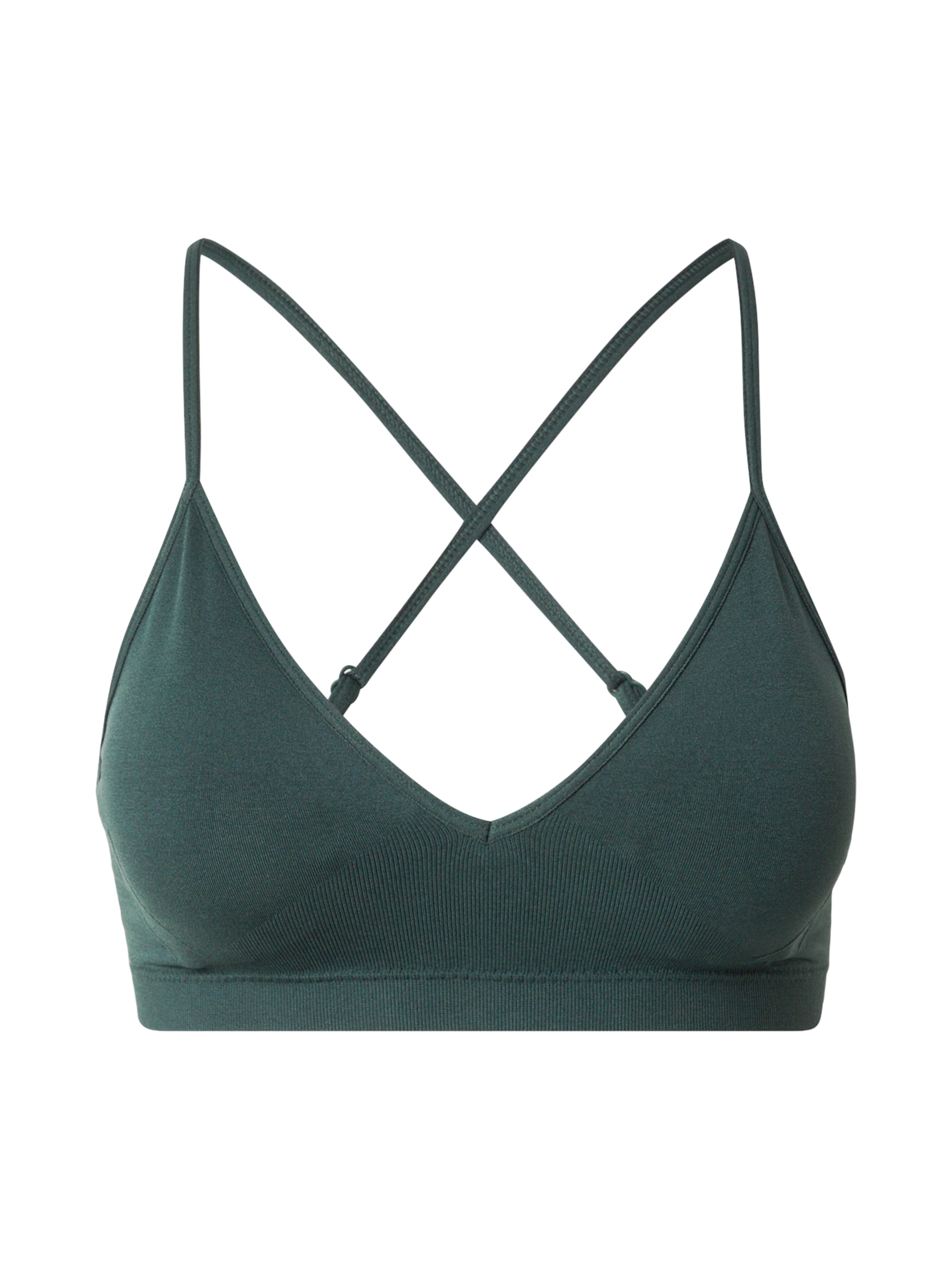 Soutien-gorge de sport 'Smooth' ICANIWILL en vert : devant