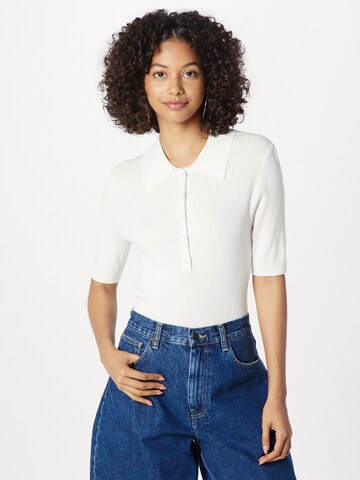 Banana Republic Sweater 'ELBOW' in White: front