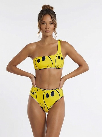 Kalaia Bandeau Bikini 'Ghosted Reversible'‌‌‌‌‌‌‌ in Schwarz