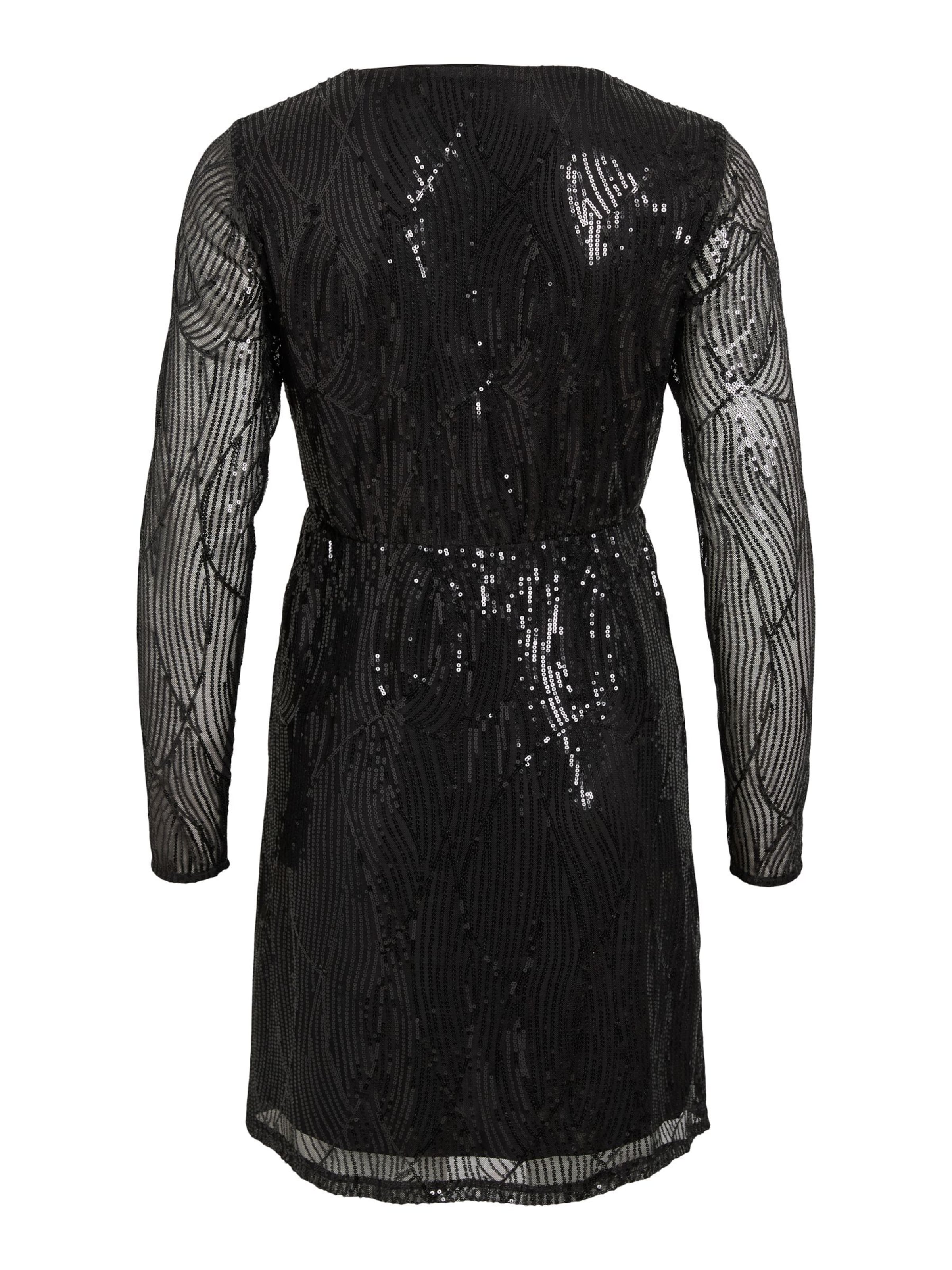 VILA Kokteilové šaty 'KORA' - Čierna