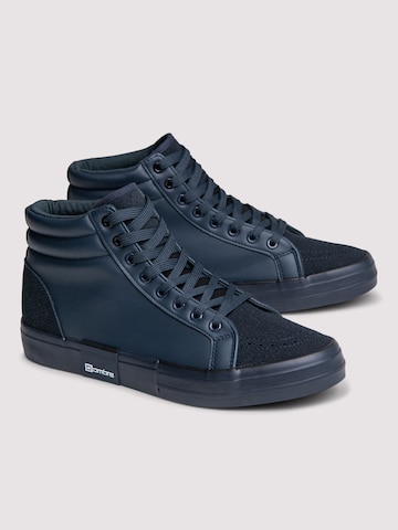 Ombre Sneakers hoog in Blauw