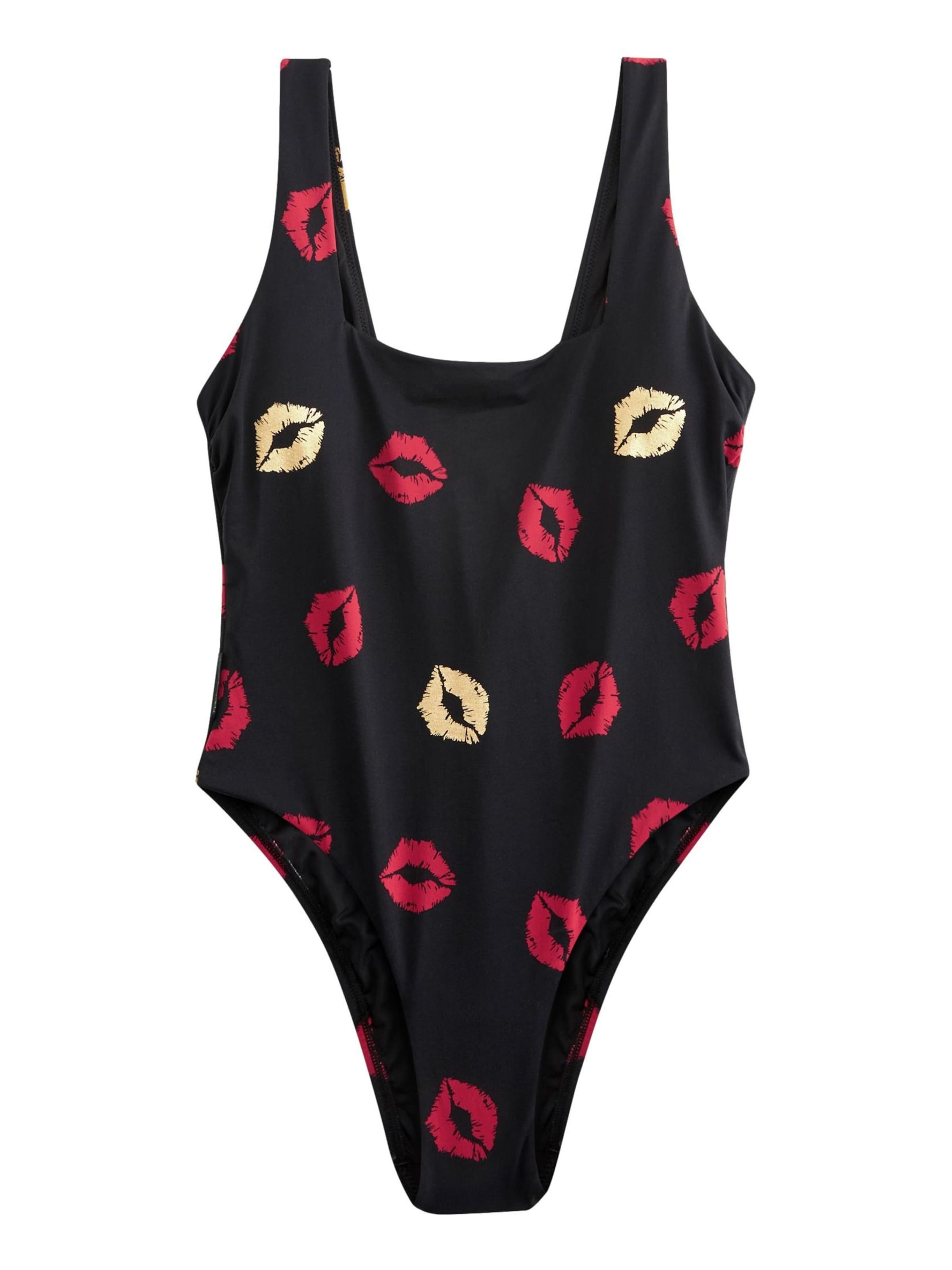 Rockett St George Бюстие Бански костюм в черно: отпред