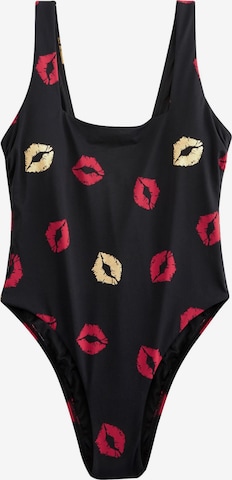 juoda Rockett St George Biustjė Maudymosi kostiumėlis: priekis