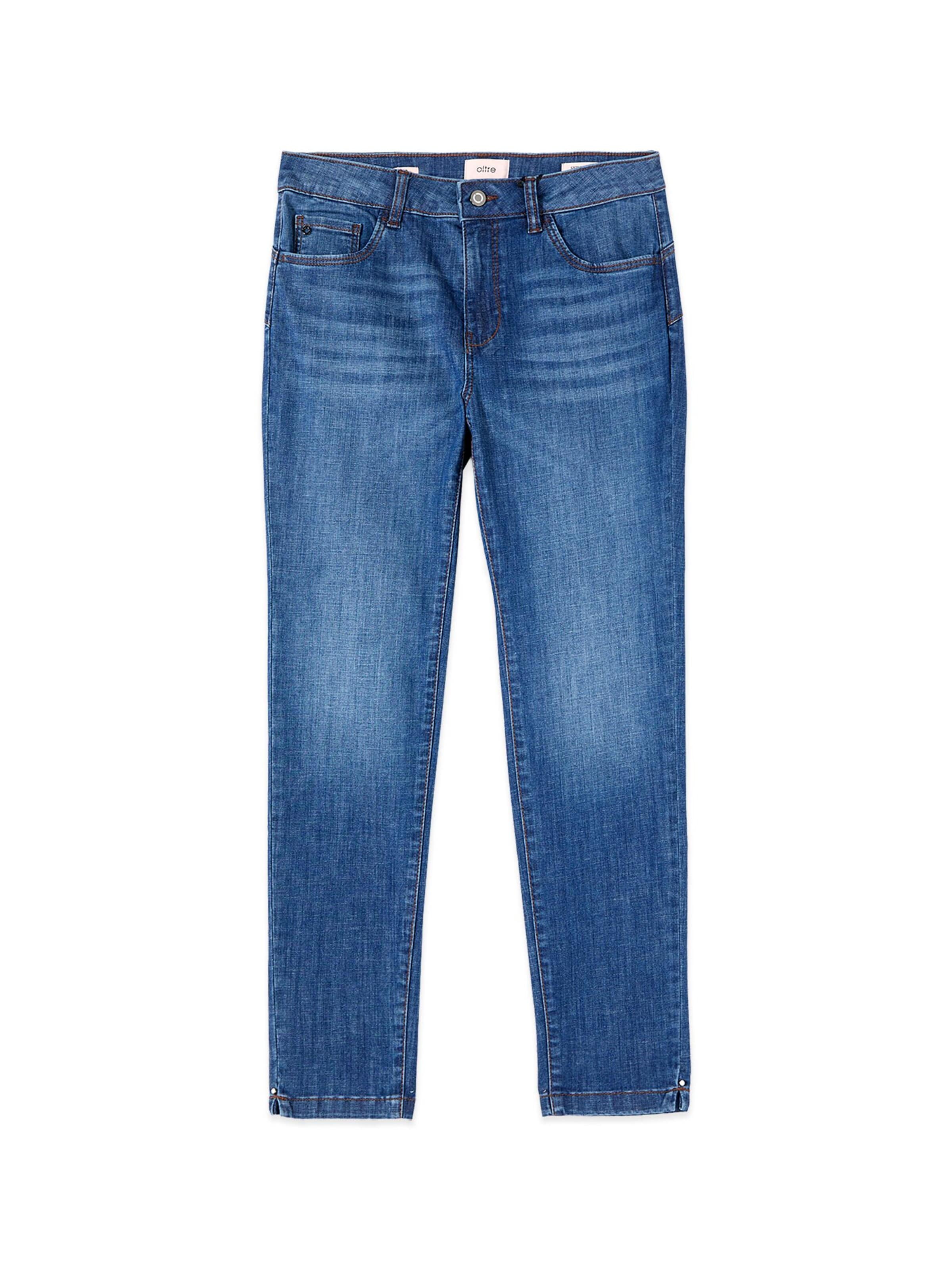 oltre - Skinny Vaquero en azul: frente