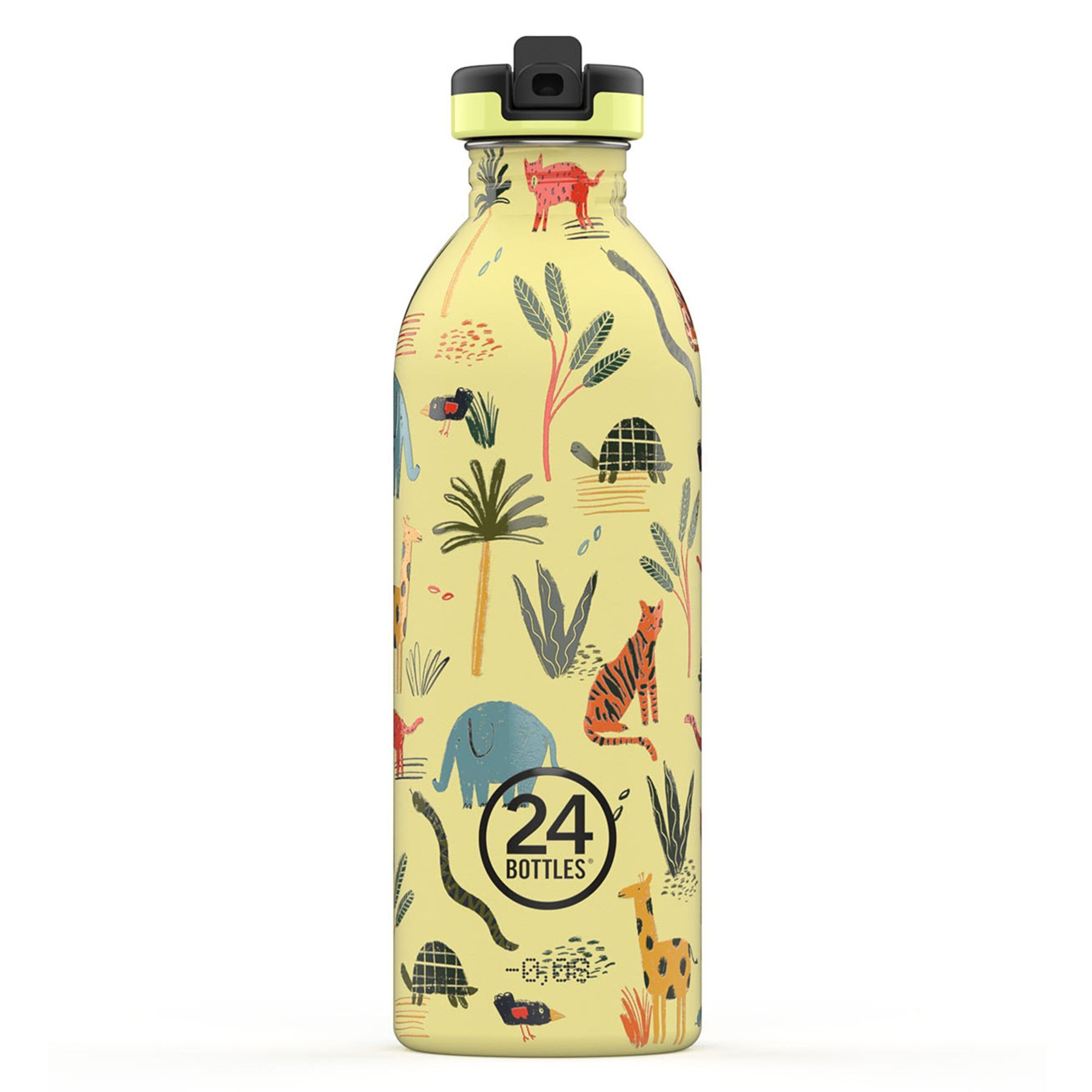 24Bottles Trinkflasche 'Urban Bottle 500 ml' in Gelb: Vorderseite