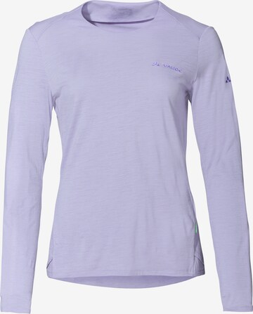 VAUDE Performance Shirt 'Yaras' in Purple: front