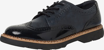 s.Oliver Lace-up shoe in Blue: front