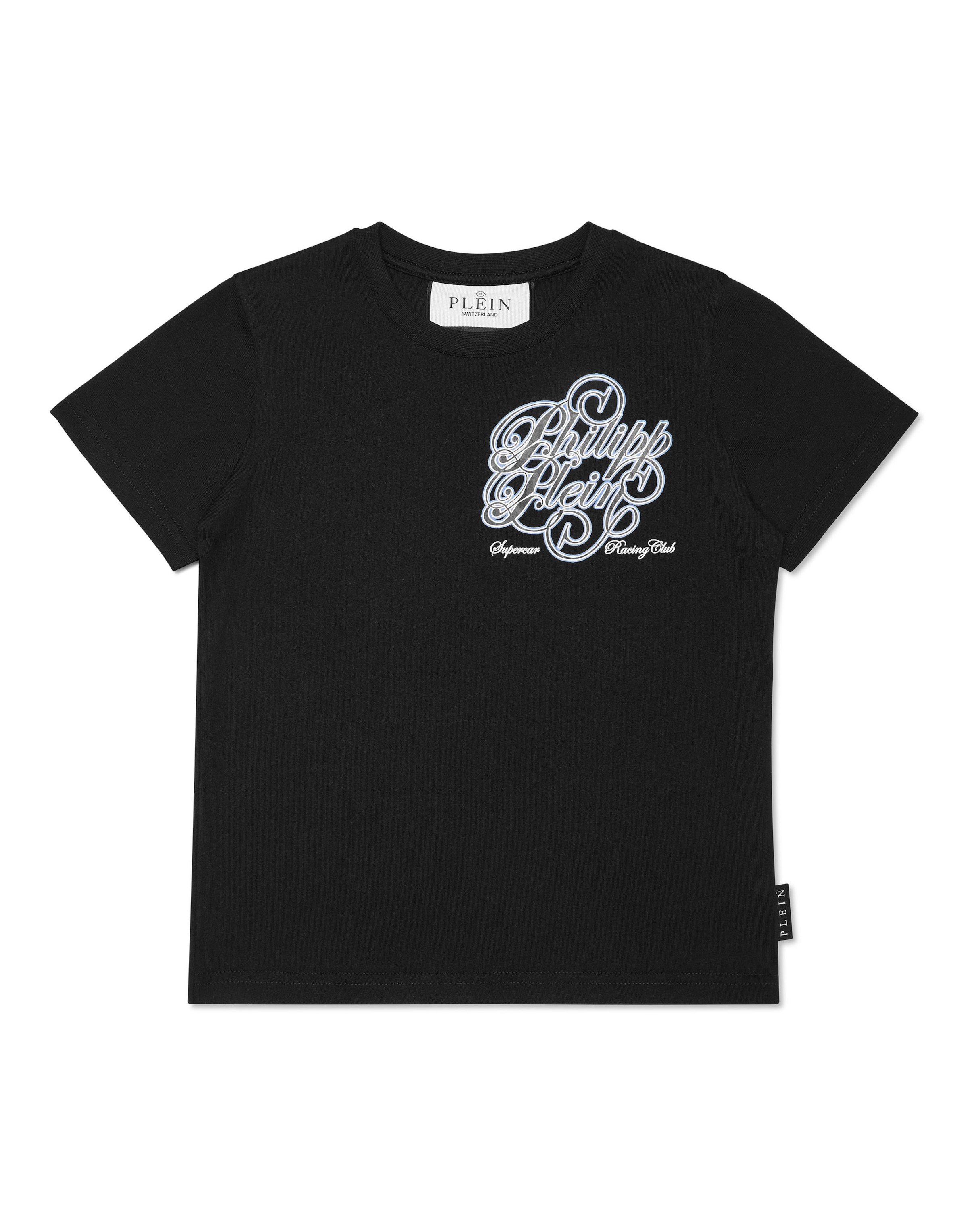 T-Shirt Philipp Plein en noir : devant
