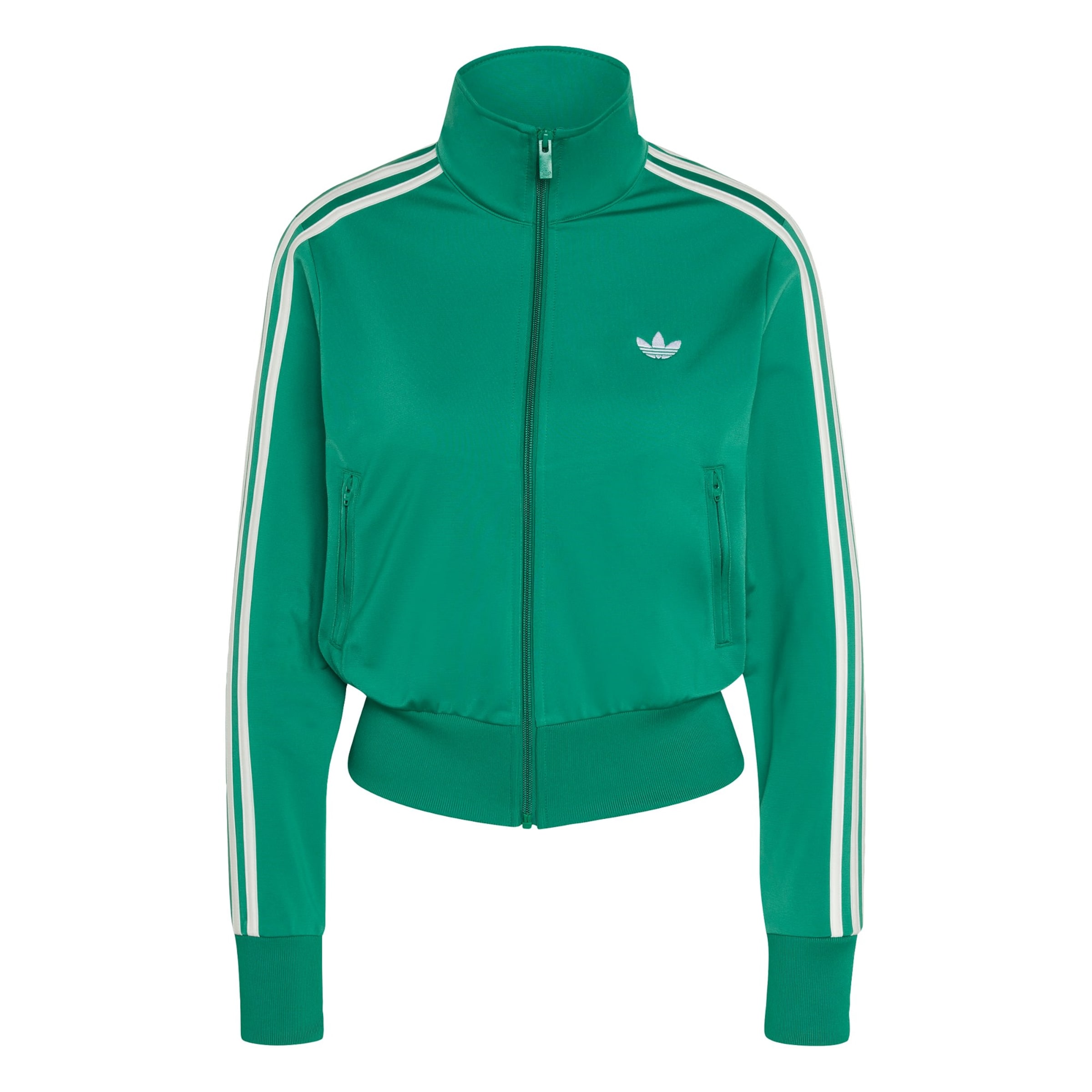 ADIDAS ORIGINALS Sweatvest 'Firebird Classic' in Groen: voorkant