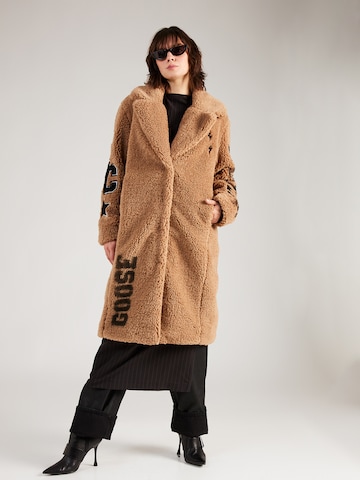 Cappotto invernale 'Rhonda' di Goosecraft in beige: frontale