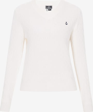 DreiMaster Maritim Neulepaita värissä valkoinen: etupuoli