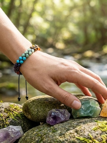UNIQAL Bracelet '8 CHAKRA STEINE' in Mixed colors