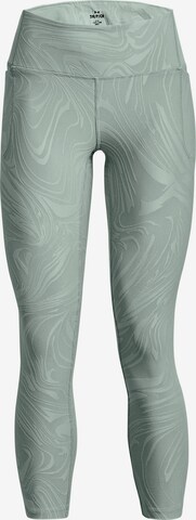 UNDER ARMOUR Workout Pants 'Meridian' in Green: front