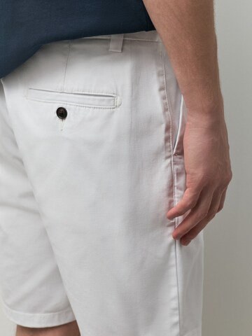 Next Úzky strih Nohavice - Biela