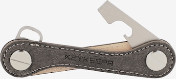 Keykeepa Key Ring in Grey: front