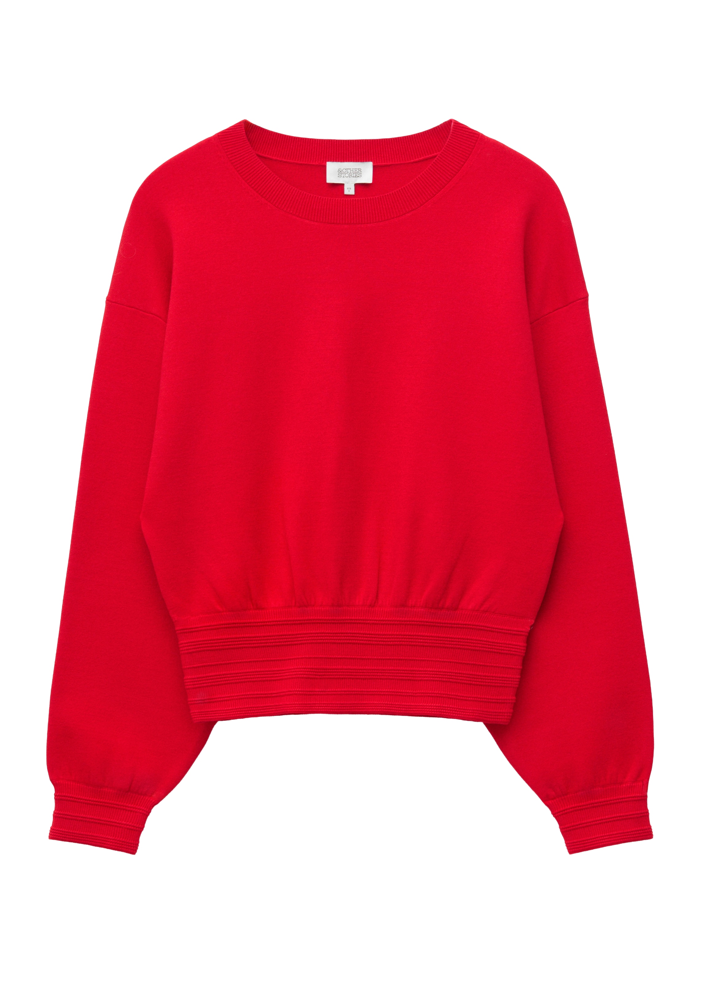 & Other Stories Pullover in Rot: Vorderseite