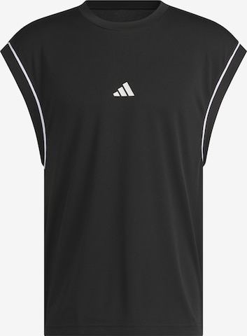 T-Shirt fonctionnel 'All-World ' ADIDAS PERFORMANCE en noir : devant