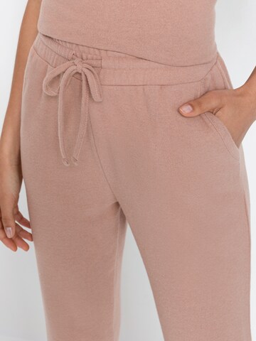 LASCANA Tapered Trousers in Beige