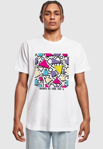 T-Shirt Mister Tee en blanc : devant