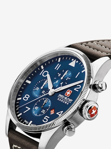 SWISS MILITARY HANOWA Chronograph 'THUNDERBOLT CHRONO' in Braun