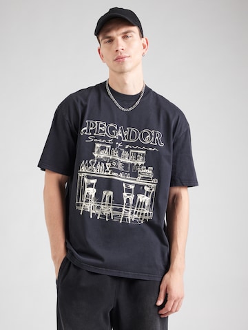 Pegador Shirt 'Barno' in Zwart: voorkant