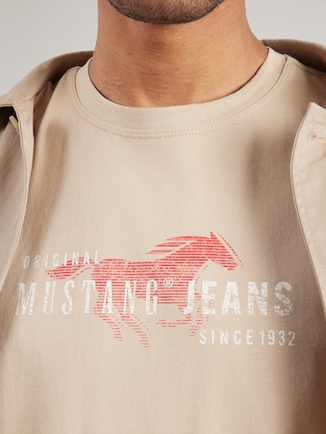 MUSTANG Shirt 'Austin' in Beige